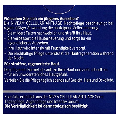 Nivea Cellular Anti-Age Nachtpflege, 1er Pack (1 x 50 ml) - 2