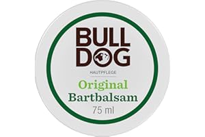 BULLDOG Soin de barbe pour hommes | Baume à barbe original | Soigne et offre un maintien léger | 75 ml