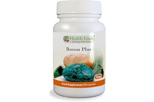 HEALTH LEADS ...WORKING WITH NATURE Boron Plus 3mg x 90 Capsules (No Magnesium Stearate)
