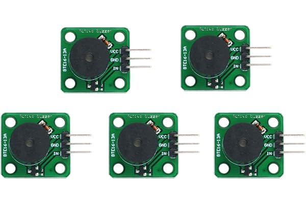 DollaTek 5 st ny version aktiv Buzzer-modul för Arduino