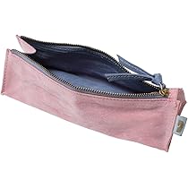 Rössler Papier Federmäppchen Celcet Smoky – Aus Baumwollsamt, Mit Herz-Druck, 22x15x2 Cm, Grau