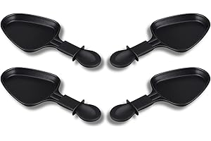 Raclette-Pfännchen, antihaftbeschichtet, 1 bis 12 Stück, Mini-Schaber, dreieckig, kompatibel mit Tefal-Raclette-Gerät, ergonomisches Design und leicht zu reinigen, SOS ACCESSOIRE (4)