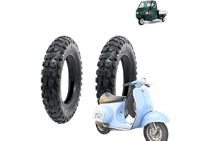 2 DÄCK 3,50–10 GOMMÖRSKOPPAR 6PR CROSS FICKA X APE PIAGGIO PX 125 VÅR 150 200
