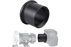 VBESTLIFE Bague d'Adaptation Objectif, Adaptateur d'objectif de télescope astronomique de 2 Pouces à M48 * 0,75 pour des appareils Photo Reflex