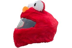 KOMSOUP Motorcycle Helmet Cover Funny Plush Animal Head Motorcycle Helmet Cover, Full Face Helmet Protective Cover, Motorbike Helmet Cover, Motorcycle Helmets Skiing Helmets Cover (Helmet Not Included)