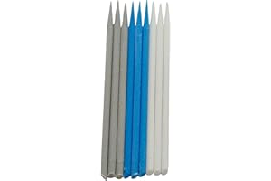 9 Lime Abrasive Professionnel de poncage Stik21 by Colle21, Lime idéal pour Un ponçage de précision, Lime pour Figurine et modélisme / 9 Stick :3 x Grey#150, 3X blu #240, 3 x White #320
