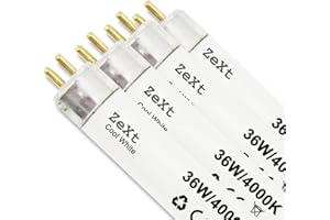 ZeXt 4 lampade fluorescenti fluorescenti 36 W 840 4000 K Neutral Neon Lampade 120 cm T8