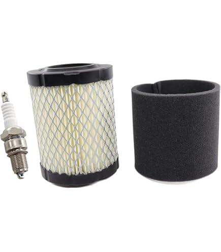 DASARYA 796031 590825 594201 591334 Filtro De Aire Compatible Con B&S Troy Bilt Pony Partes 4243 5421 5428 5428H 5428K Y Johndeere GY21435 MIU13038 MIU13963 MIU143955 MIU13963 MIU143955 Prefiltro