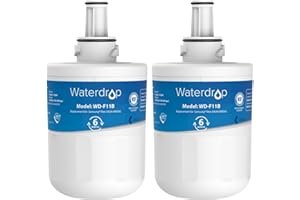 ‎WATERDROP Waterdrop DA29-00003G Kühschrank Wasserfilter, Ersatz für Samsung® AquaPure Plus DA29-00003G, DA29-00003B, DA29-00003A, DA97-06317A, HAFCU1/XAA, HAFIN2/EXP APP100 WF289 (2)