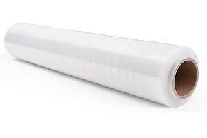 Inoverse Film Étirable Transparent à la Main – 1 Rouleau 40 cm/700 g pour Meubles et Déménagement, Film d’Emballage sur Rouleau