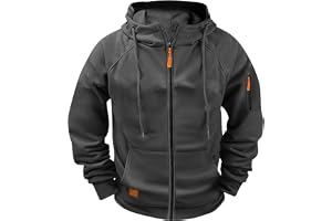 Taktiska huvtröjor med hel dragkedja för män, cargo, militärtröja, män, strid, atletisk varm, mode, avslappnad, bekväm, träni
