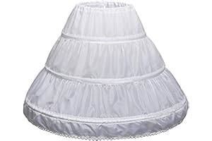 TTYAOVO Élastique Taille Bouffi Jupon Tutu Tulle Jupe Princesse Jupon