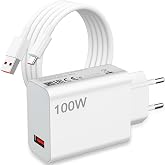 ASKUBSKU 100W Charger and USB C Cable for Xiaomi Poco X8 Pro MAX 5G F8Ultra | 100W Fast Charging Charger Adapter and 1 Meter