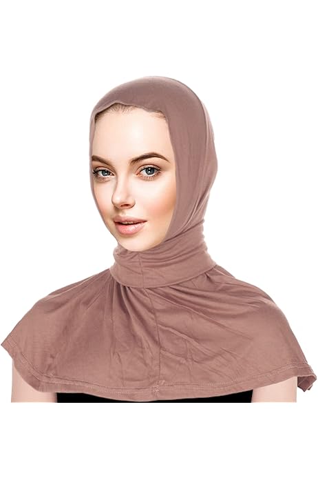Set 4 Cappelli Hijab In Cotone Modal - Musulmano Islamico - Elasticizzato Taglia Unica - Per Donne
