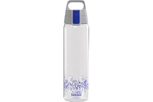 Sigg - Gourde Transparente Tritan - Total Clear ONE - Convient Aux Boissons Gazeuses - Lavage Au Lave-Vaisselle - Étanche - Sans BPA - 0,5L / 0,75L / 1,5L