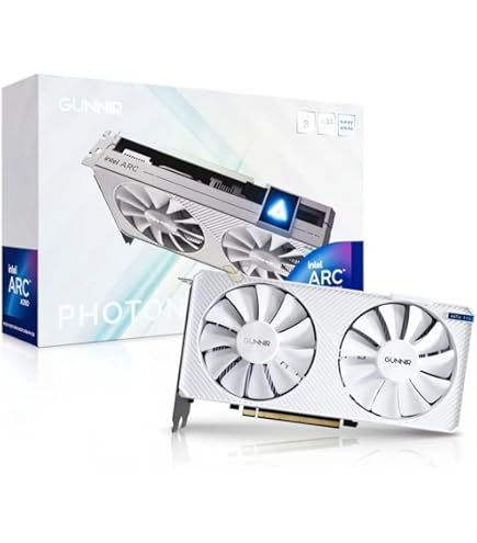 WEELIAO GUNNIR Intel Arc B580 Photon 12G weiße Grafikkarte, 2850