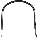 Solid Rod Stock Backrest for Royal Enfield Bullet Motorcycles (Black)