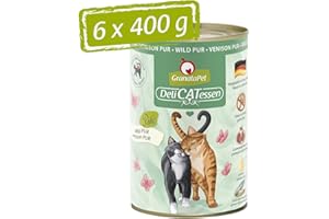 Granatapet Delicatessen Karma dla Kotów, Dziczyzna, 6 x 400 g