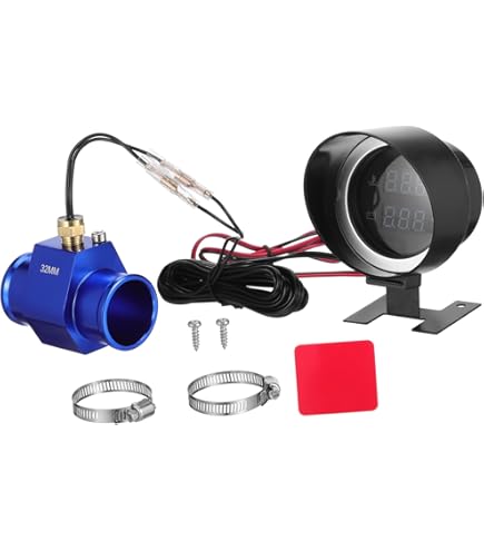 Termometro Meccanico Temperatura Acqua Auto | 38~104°C | 12V | Kit Di Installazione - Foto 6