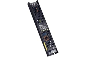 VARICART 24V LED Driver Dimmable 200W 8.3A, AC 240V to 24V DC Switching Low Voltage Transformers, TRIAC & 0/1-10V Dimming, Constant Voltage Output LED Power Supply - Cooling, Silent and Flicker Free