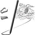 Galaxy Tab S6 Lite S Pen Replacement (withoutBluetooth) for Samsung Galaxy Tab S6 Lite (EJ-PP610) Stylus Pen (Oxford Gray)+ Replacement Tips/Nibs
