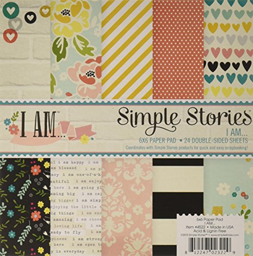 Simple Stories Paper Pad 6-inch x 6-inch 2-I Am