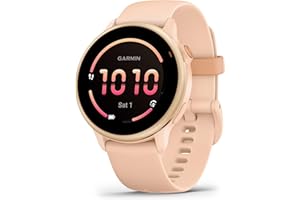 Garmin vívoactive 6 - Montre connectée avec GPS Forme & santé avec écran Ultra-Lumineux - Pink Dawn avec boîtier Rose pêche