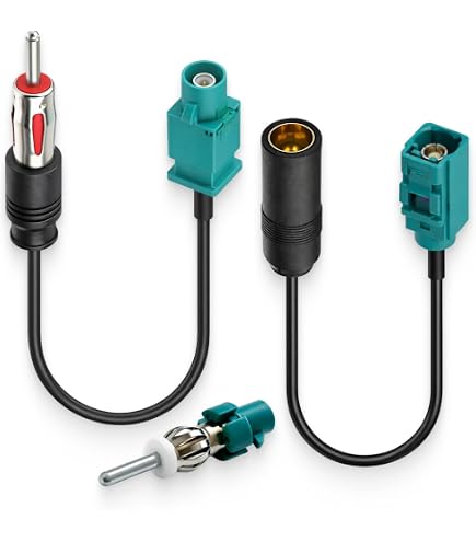 Adaptateur D'Antennes Radio FAKRA DIN Avec Adaptateur D'Antennes Radio FAKRA DIN Avec