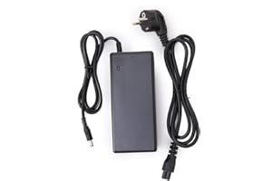 HANERIDE MIFA Chargeur d'origine 42V 2A pour Batterie de vélo électrique 36V avec fiche Ronde