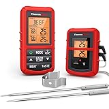 ThermoPro TP20C Funk Fleischthermometer digitales Grillthermometer Kochthermometer 150m Reichweite Bratenthermometer Küchenuh