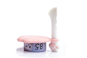 Meow&Woof Deckel und Löffel für Katzenfutter, BPA-freie Silikonhülle für Tiernassfutter, wiederverwendbare Topper für 75g 80g 200g 400g Dosen Kühlschrank Frischwaschmaschine (Rosa)