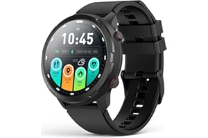 SOUYIE GPS Smart Watch for Men Women, Rugged Outdoor Watch with GPS and Compass, Fitness Tracker with Heart Rate Blood Oxygen Sleep Monitor, IP68 Waterproof, 1.32" Touch Screen, Compatible Android iOS iPhone
