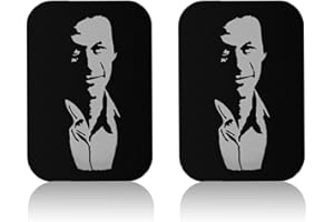 sphires 2 Pack Laser Engraved Metal Plate for Magnetic Phone Car Mount 2 X Rectangular Hero: Imran Khan Metal Plate for Car Magnetic Phone Holder (IK-003)