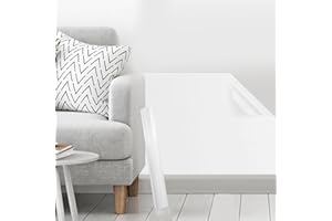 Fegat Przezroczysta folia ochronna na ścianę, samoprzylepna, 40 x 200 cm, elektrostatyczna folia samoprzylepna, folia samoprzylepna, folia samoprzylepna, przezroczysta, do mebli, biura, ścian