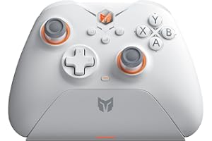 Black Shark Controller per PC, BIGBIG WON Gale Controller Wireless, Puntamento del Movimento, Trigger Hall,APP per PC, Controller di Gioco per Switch/PC/iOS/Android Supporto di Ricarica