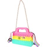 Coolden Pop Push It Bubble Fidget Toy Borsa a Tracolla Pop-It Borsa per Toy  Sensoriali Fidget Antistress Fidget Toys Silicone Borsa Pop Bubble Borsa  Giocattolo per Bambini e Donna (Mini Farfalla) :