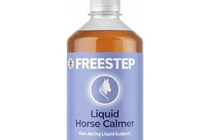 Freestep Liquid Composure | Horse Calmer Supplement | Fast-Acting Non-Sedative Liquid Calmer for Horses with Chamomile & Vitex | Syringe or Mix with Feed