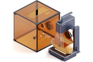 LaserPecker L2 Incisore Laser, Laser Cutter Portatile Palmare Incisore Legno Taglio Laser Strumenti, Macchina Taglio Incisione Laser per Legna Pelle Metallo - Supporta 360° Incisione Scorrimento