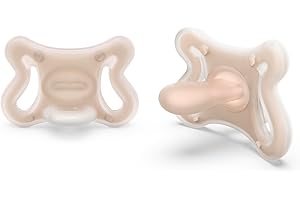 Suavinex, Pack 2 Chupetes Recién Nacido Zero Zero, Tetina Fisiológica SX Pro, Bebés 0/6 Meses, Hipoalergénico, Apto Piel Sensible, Silicona, Respeta Desarrollo Bucodental, Compatible Lactancia, Light