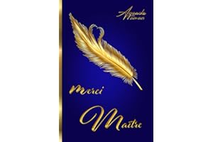 Merci Maître: Agenda scolaire pour professeur des écoles | Organisateur semainier | 1 semaine sur 2 pages | Format A5 | Très complet