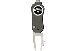 Callaway Herramienta de reparación 4 en 1 de hoja – cuchilla de interruptor negra 4 funciones Golf Divot Tool