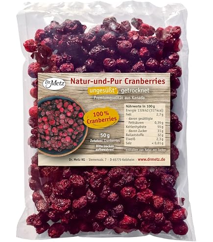 5 Kg | Cranberries | Cranberry Getrocknet/gesüßt | Markenqualität | Superfood