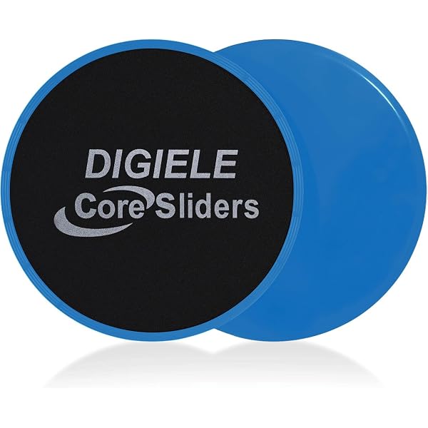 Disques De Glisse Double Face EIHI – Lot De 4, Fitness, Abdos, Entraînement Maison Ou Salle (rose/vert)