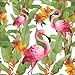 Produktbild 4 Papier Servietten für Decoupage – 3-lagig, 33 x 33 cm – Flamingo weiß