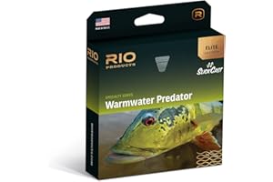 RIO Products Elite Warmwater Predator Süßwasser-Fliegenschnur, entworfen zum Werfen großer Fliegen, großer Mund und Pfauenbarsch