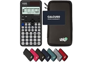 Casio fx-87DE CW ClassWiz inkl. WYNGS Schutztasche Schwarz - Wissenschaftlicher Taschenrechner - Basic Set