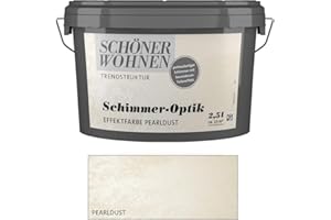 J.D. FLÜGGER Schöner Wohnen 2,5 L. Schimmer-Optik Effektfarbe, perlmuttartiger Schimmer - Pearldust