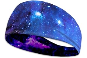 Kuiaobaty Stirnband für Frauen, Totenköpfe, Tier, Leopardenmuster, Haarbänder, Haarreifen, Haarzubehör, Fitness-Schweißband