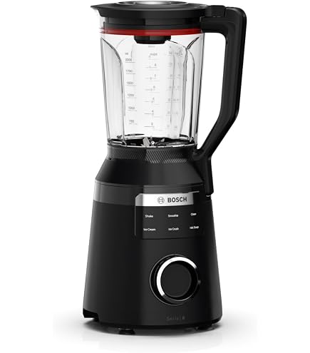 Bosch ErgoMaster Série 6 – Mixeur Plongeant 1000 W Avec QuattroBlade Pro, Moteur Refroidi Et Accessoires Complets MSM6M652