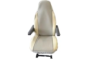 Carseatcover-UK MOTORHOME Seat Covers [UNIVERSAL FIT] [CHOICE OF 10 FABRICS][WOVEN BEIGE]